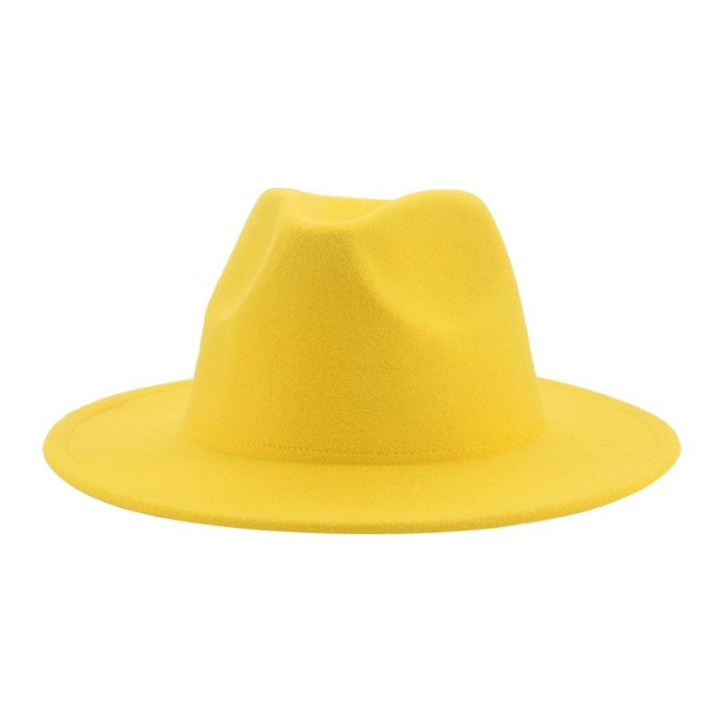 Modern Hats For Women Fedoras Winter Women Hats Simple Classic Hat Wedding Lady Retro Wide Brim Floppy Hat Men Fedora Hat Fashionable Classic Wide Brim Hat For Summer Dress Hats Stevvex