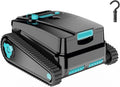 Cordless robotic pool cleaner for above-ground and in-ground pools; features automatic parking; maximum cleaning coverage of 19.8 meters / 1,100 square meters (tracked model). FLIPSTYLEZLLC