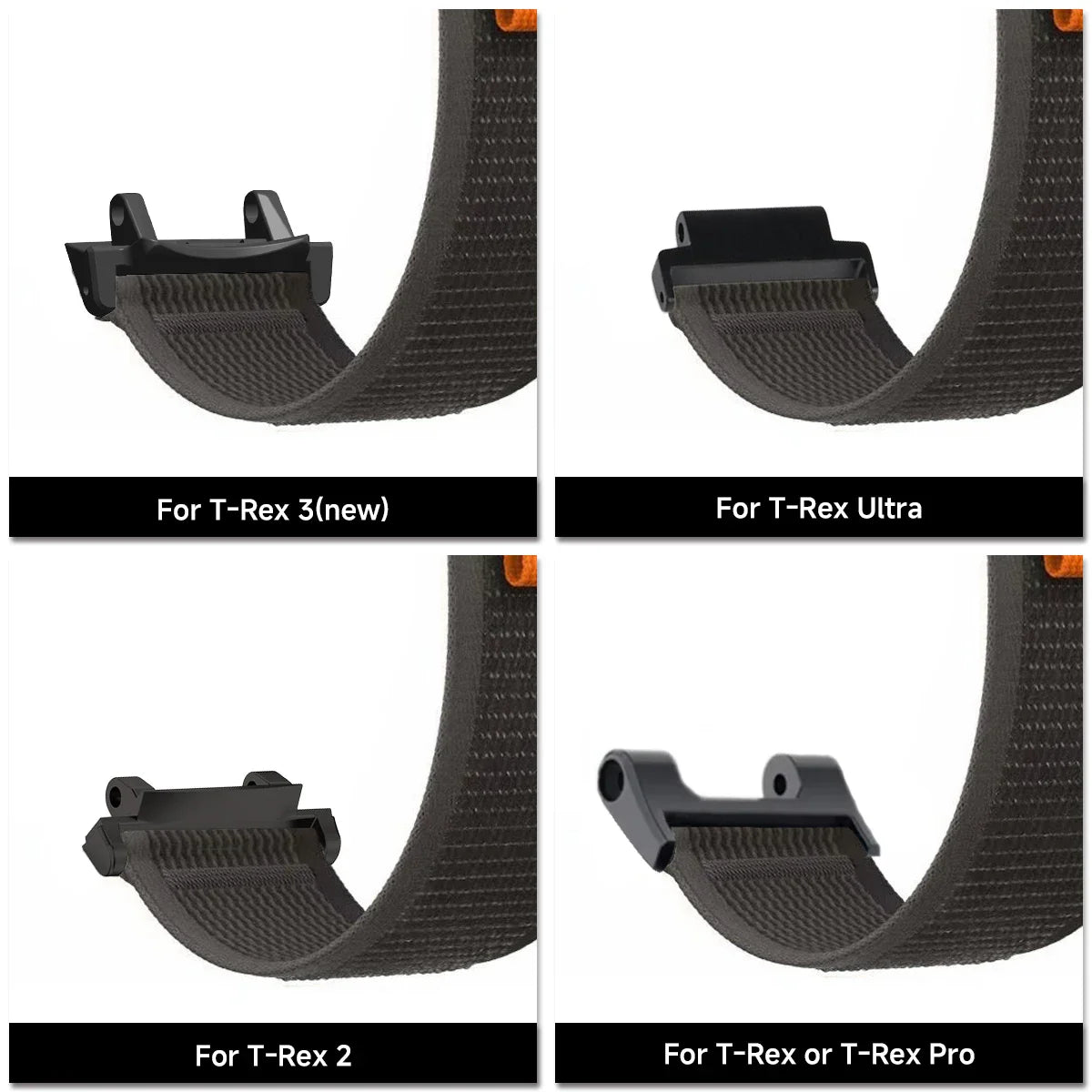 Nylon Strap For Amazfit T-rex  2 3 Ultra Watch Band For Huami Amazfit Trex Pro T Rex  Sport Belt Smartwatch Bracelet Accessories