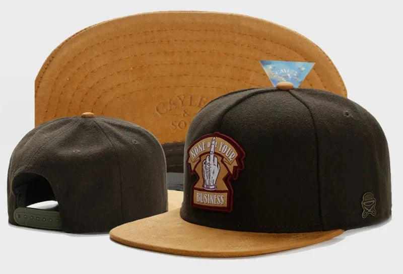 Skull Hand Snapback Hat – Flat Bill Adjustable Baseball Cap FitiqueFit
