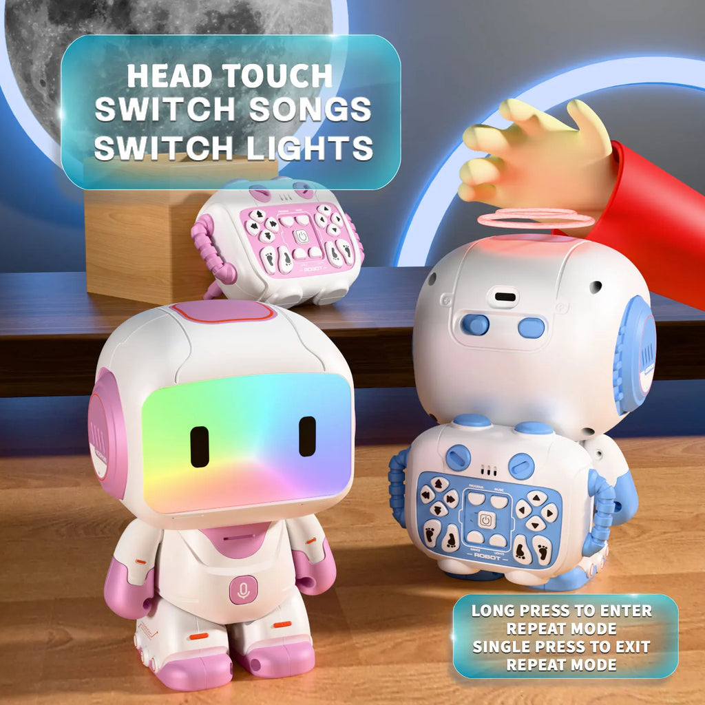 Intelligent Remote Control Robot, Interactive Recording, Lighting, Music, Dance Toys, Birthday Gifts for Boys and Girls FLIPSTYLEZLLC