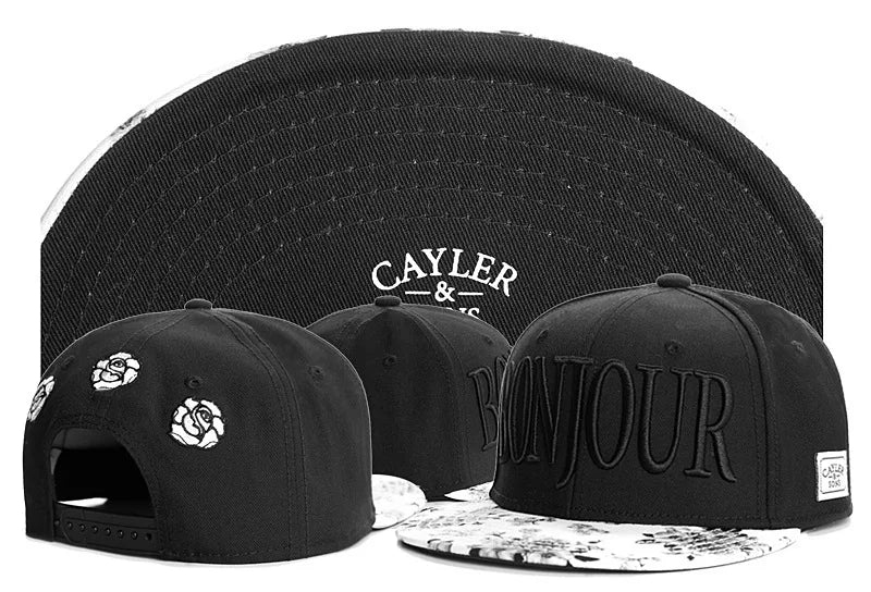 Skull Hand Snapback Hat – Flat Bill Adjustable Baseball Cap FitiqueFit