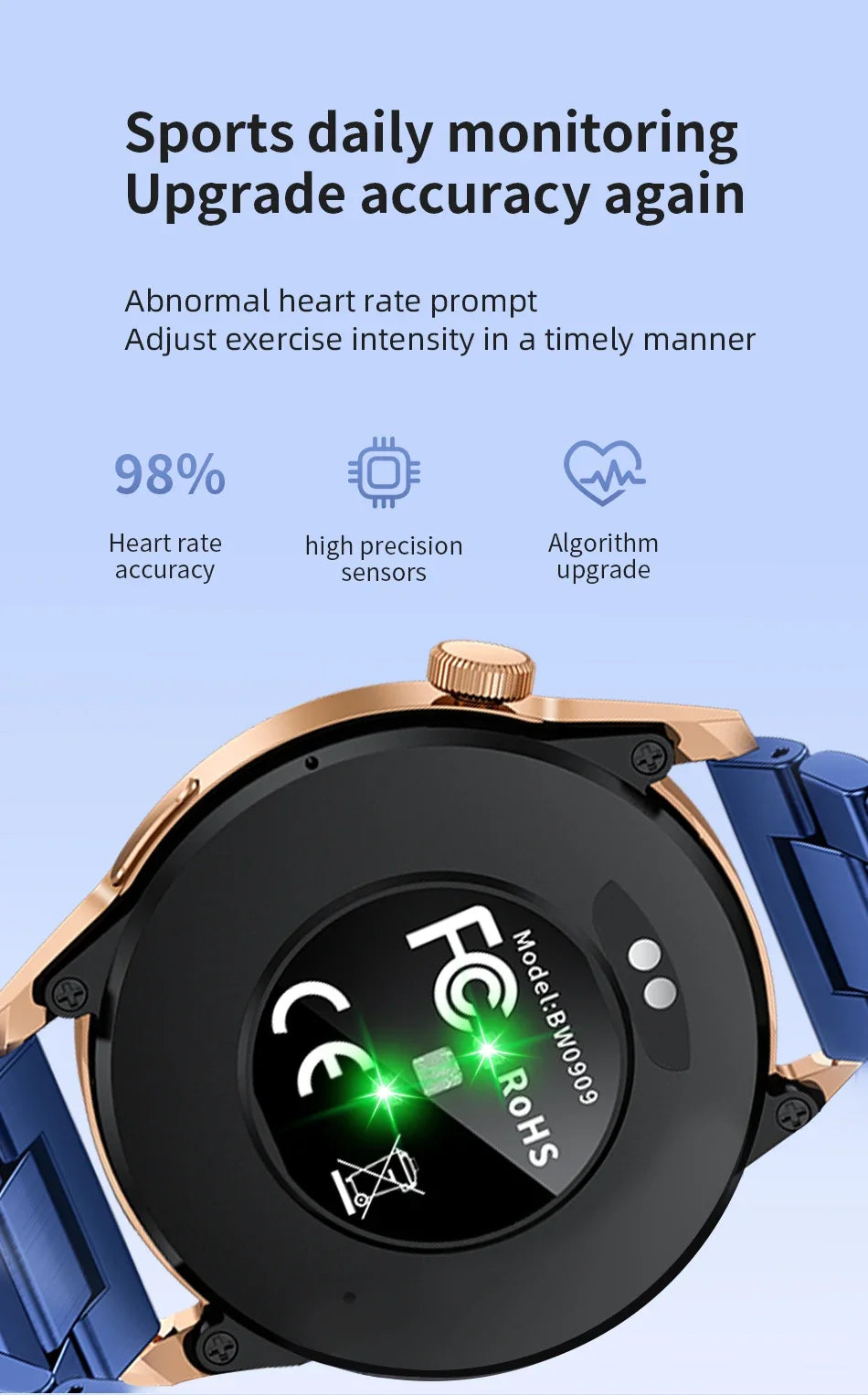 LIGE Smartwatch Men For Android iOS Phone 1.38" HD Bluetooth Call Heart Rate Monitor Waterproof Sport Smart Watch