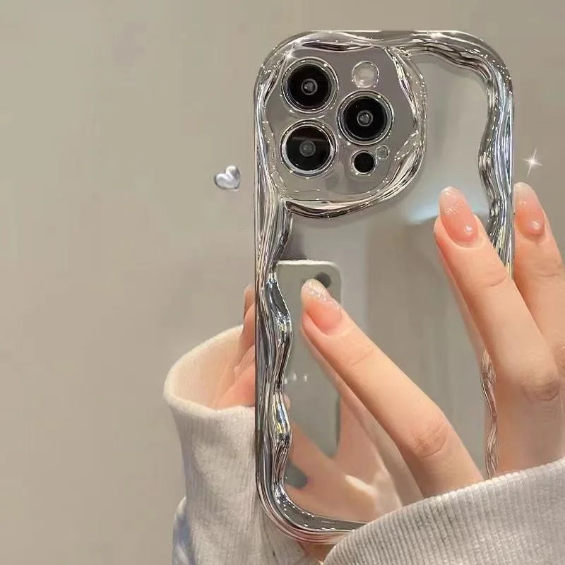 Luxury Plating Makeup Mirror Phone Case
