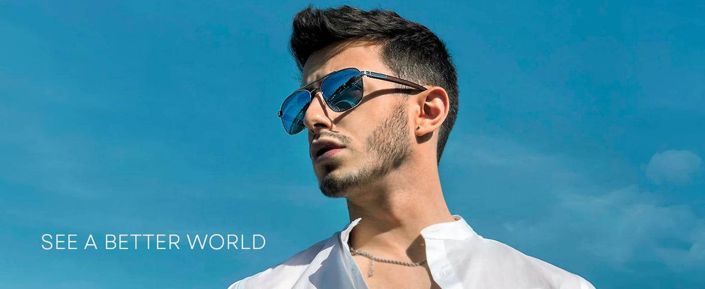 ZENOTTIC Trend Wood Polarized Sunglasses for Men 100% UV Protection Fishing Driving Golf Pilot Shade Sun Glasses