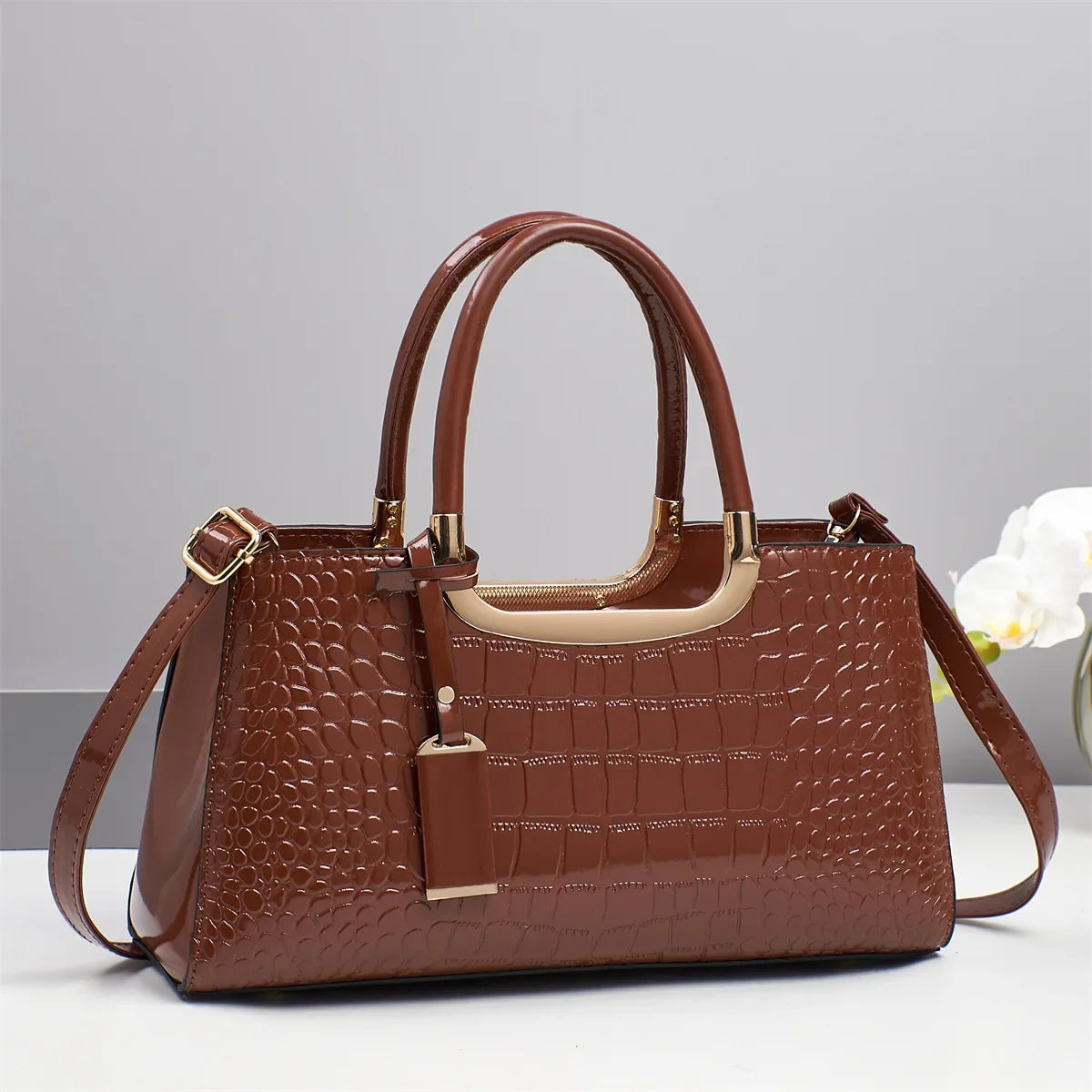 Fashion and Western Style Women's Shoulder Bag Matching Color Portable Women's Bag Bags for Women New Luxury Handbags Pi-Mart