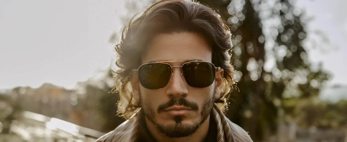 ZENOTTIC Trend Wood Polarized Sunglasses for Men 100% UV Protection Fishing Driving Golf Pilot Shade Sun Glasses