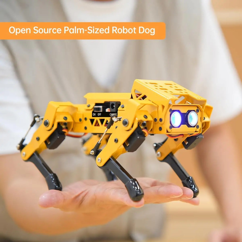 ESP32 AI Camera Self Balancing Robot Dog Kit for Arduino Scratch Python Starter, Open Source Bionic Quadruped with Target Recognition & Tracing, Programming Science Set for Learning, Standard Size FLIPSTYLEZLLC