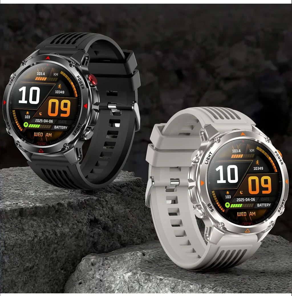 LIGE New Professional GPS Track Sports Smartwatch Outdoor RIDE Run Compass Altimeter 3ATM Fitness Bracelets 540mAh Watches