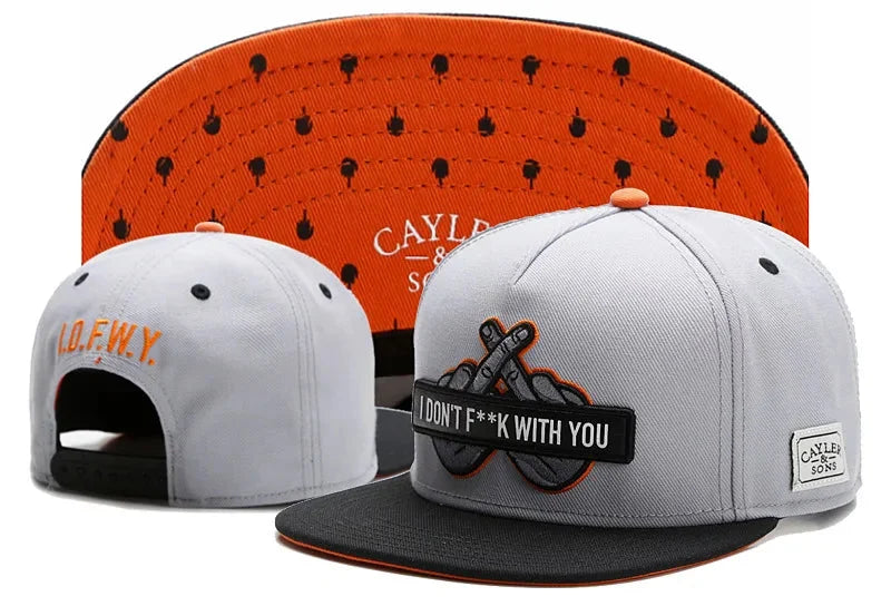 Classic Snapback Hat – Flat Bill Adjustable Baseball Cap FitiqueFit