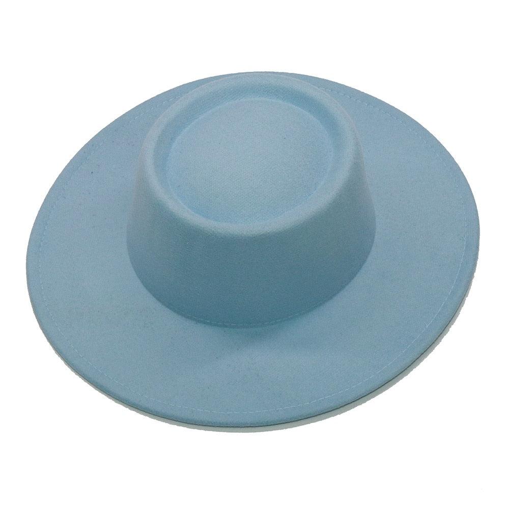 Simple Classic Unisex Fedora Hats Men Women Wide Brim Wool Jazz Hats Elegant Fedoras Hat for Women Lady Wide Brim Autumn Winter Cap Vintage Style Dress Formal Hat For Various Occasions 56-58CM Stevvex
