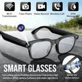 LIGE Smart Glasses HD Photo Video Open AI Record Translation Touch Photochromic Lenses Bluetooth Call Music Multifunction Glasses