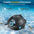 INSE Y10 Cordless Robotic Pool Cleaner,90 Mins Runtime,Self-Parking, for Above/Inground Pools Up to 65ft/1100 Sq.Ft (Black)) FLIPSTYLEZLLC