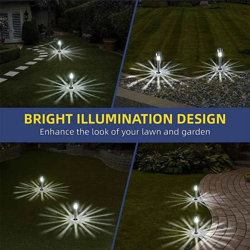 10-Pack Solar Outdoor Lights Garden Lanterns