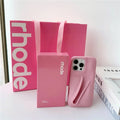 Set Gift Shopping Bag Rhode Phone Case For iPhone