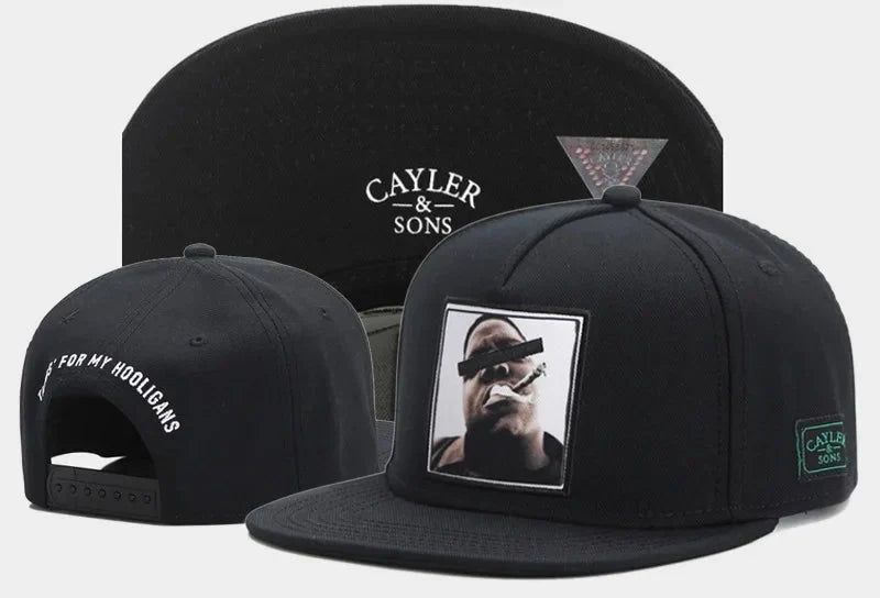 Classic Snapback Hat – Flat Bill Adjustable Baseball Cap FitiqueFit