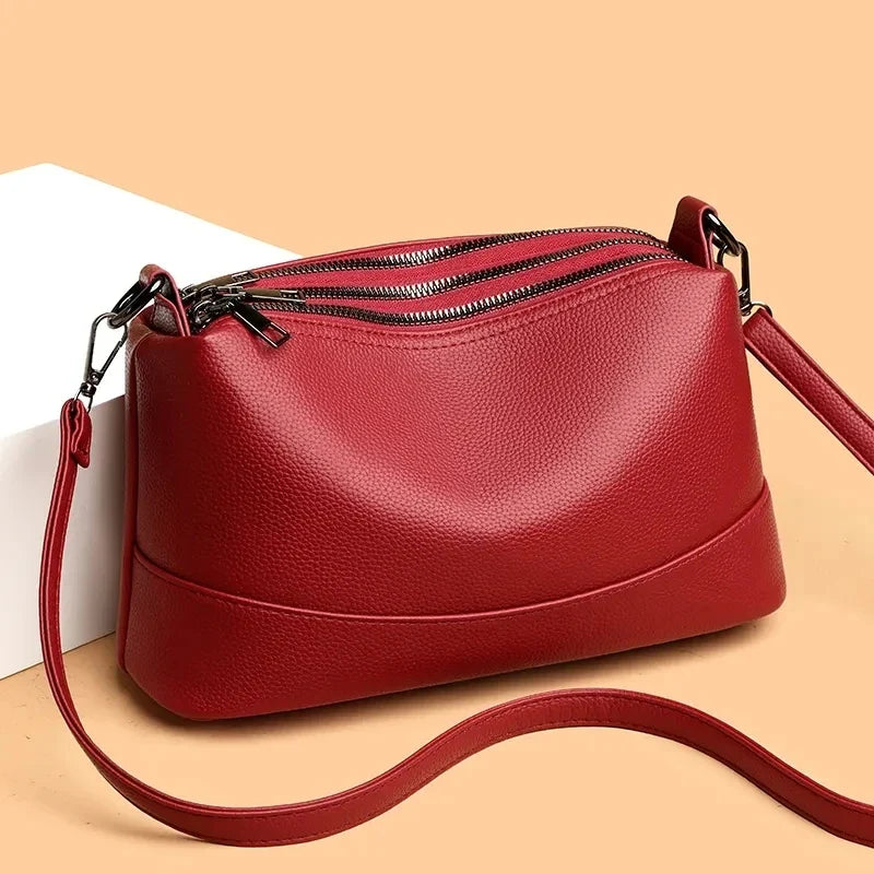 New Fashion Women PU Leather Handbags Women's bags Designer Female Shoulder Bags Luxury Brand Ladies Messenger Bag Pi-Mart