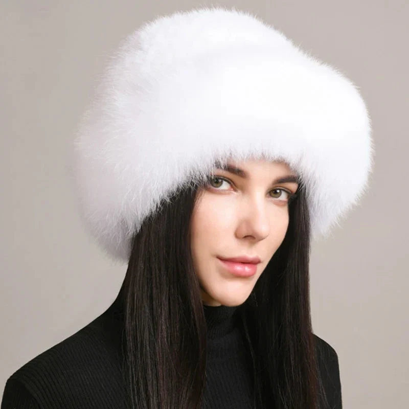 Women’s Faux Fur Knit Beanie FitiqueFit