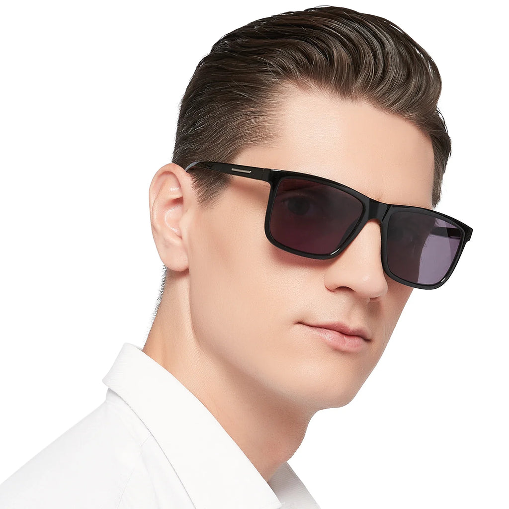 MARE AZZURO Large Square Sunglasses Reading Glasses For Men Optical Eyeglasses Frame Hyperopia Reading Glasses