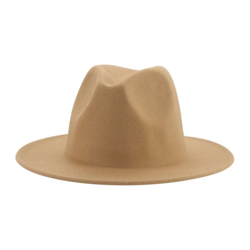 Modern Hats For Women Fedoras Winter Women Hats Simple Classic Hat Wedding Lady Retro Wide Brim Floppy Hat Men Fedora Hat Fashionable Classic Wide Brim Hat For Summer Dress Hats Stevvex