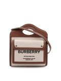 Burberry Canvas Smooth Calfskin Mini Two Tone Freya Tote Banlieue91