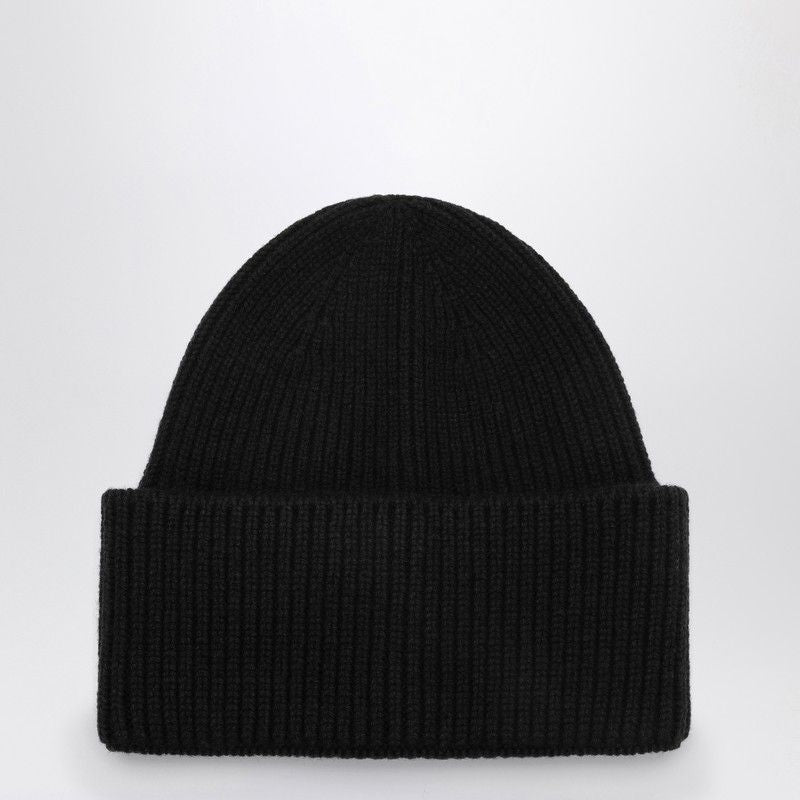 DESTIN Wool and Cashmere Beanie with Ribbed Weave and Turned-Up Hem