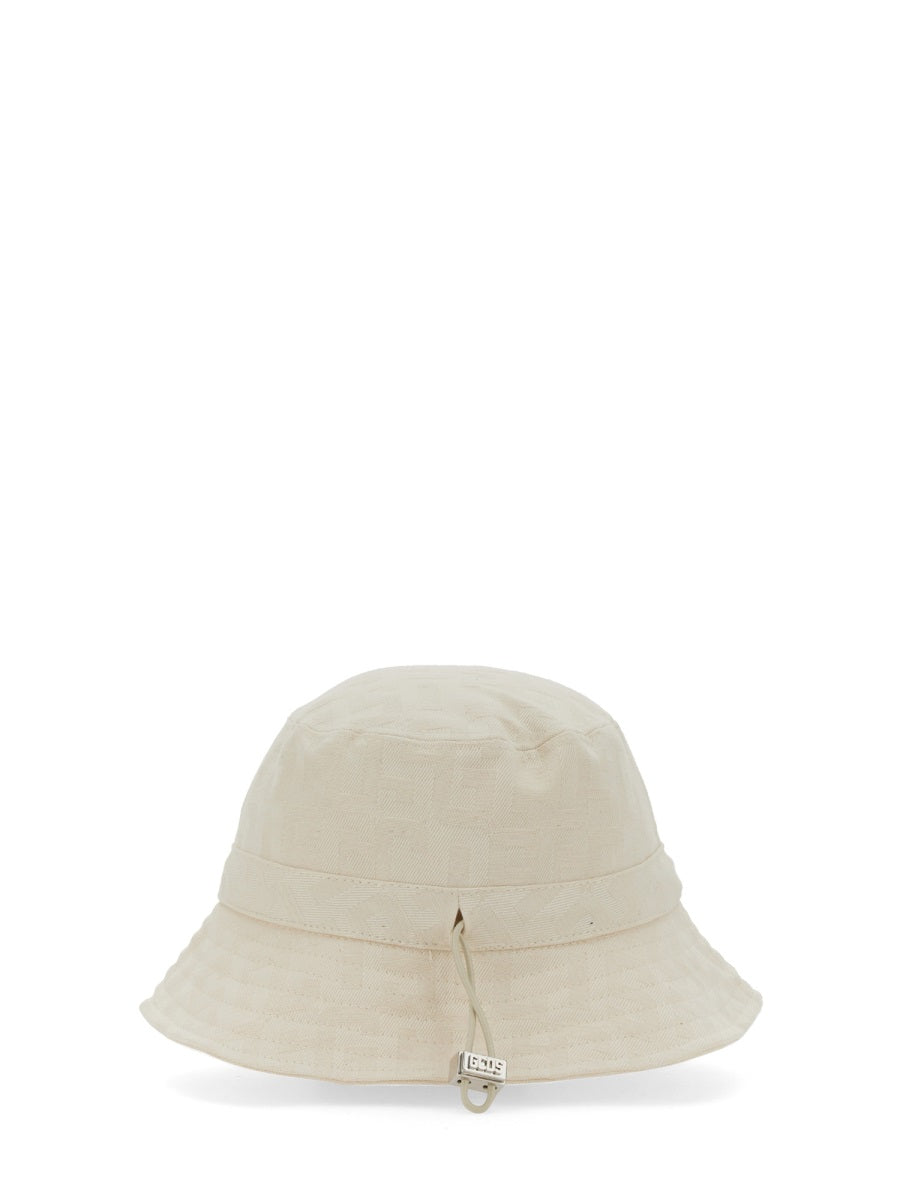 GCDS Monogram Bucket Hat with Adjustable Drawstring