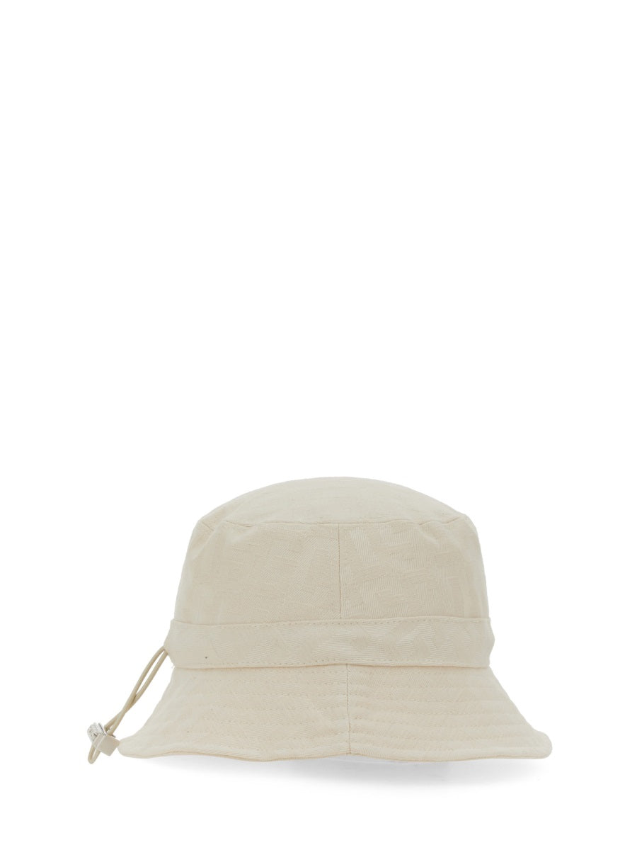 GCDS Monogram Bucket Hat with Adjustable Drawstring