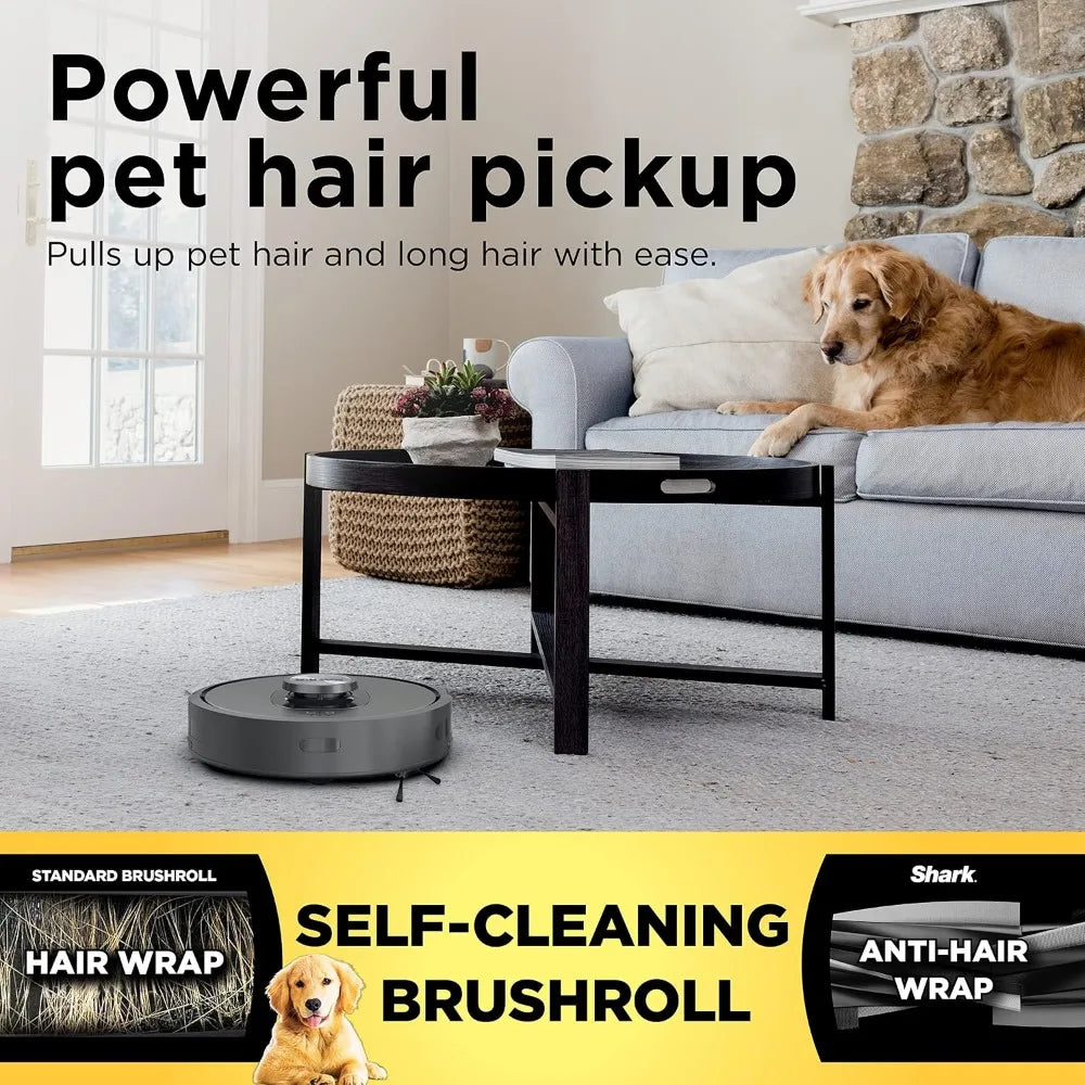 Matrix Self-Empty Robot Vacuum for Carpets and Hardfloors with 45-Day Capacity Bagless Base - Certified Refurbished FLIPSTYLEZLLC
