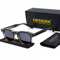 CATERSIDE Fashion Men Sunglasses Small Frame Square Personalized Design Women Travel Party Business