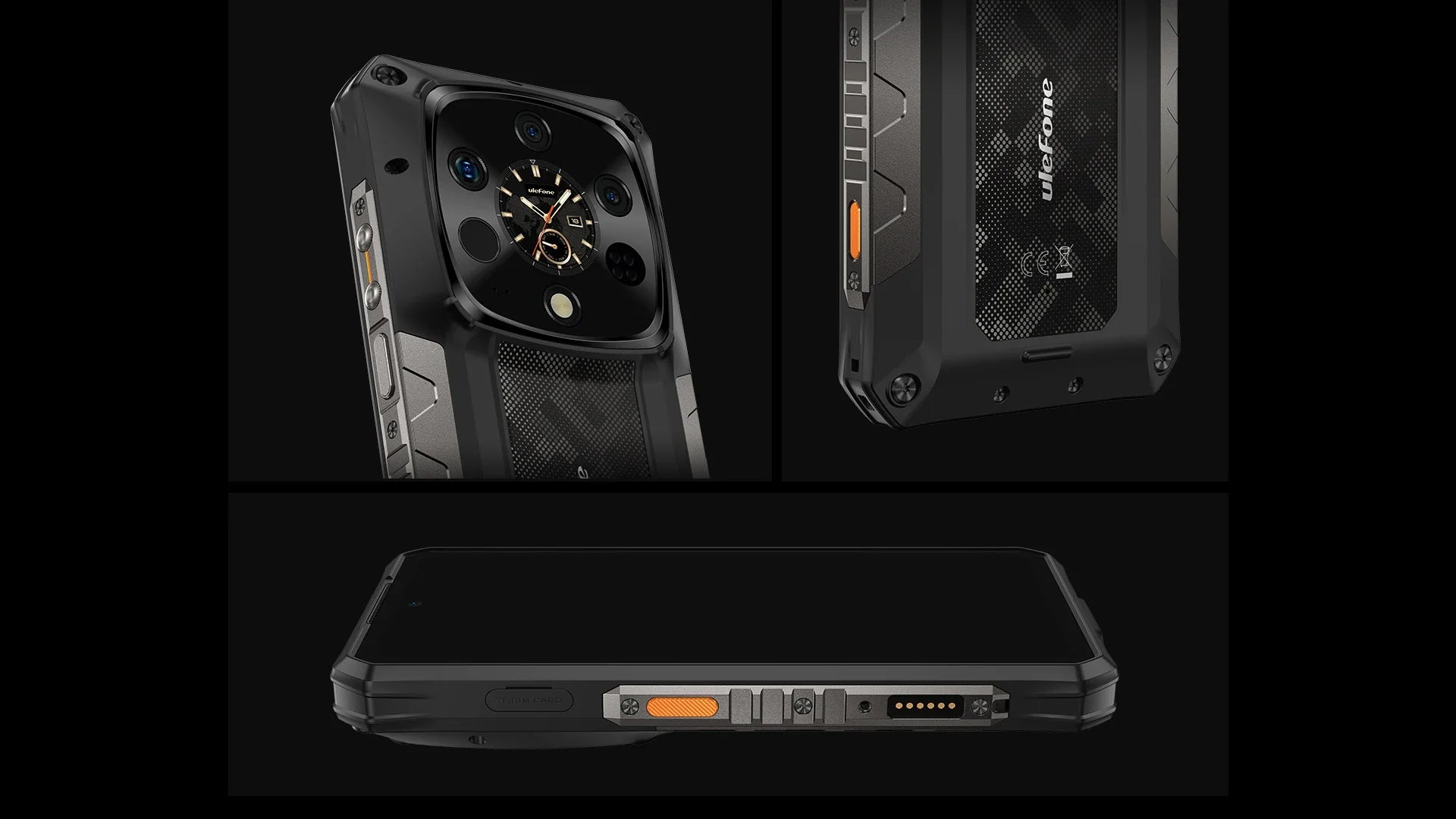 Ulefone Armor 28 Ultra 5G AI Thermal Imaging Rugged Phone Dimensity 9300+ 1TB ROM 32GB RAM Android Smartphone