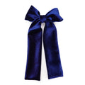 Sapphire Blue Velvet - Lady Hair Bow