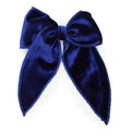 Sapphire Blue Velvet - Darling Hair Bow
