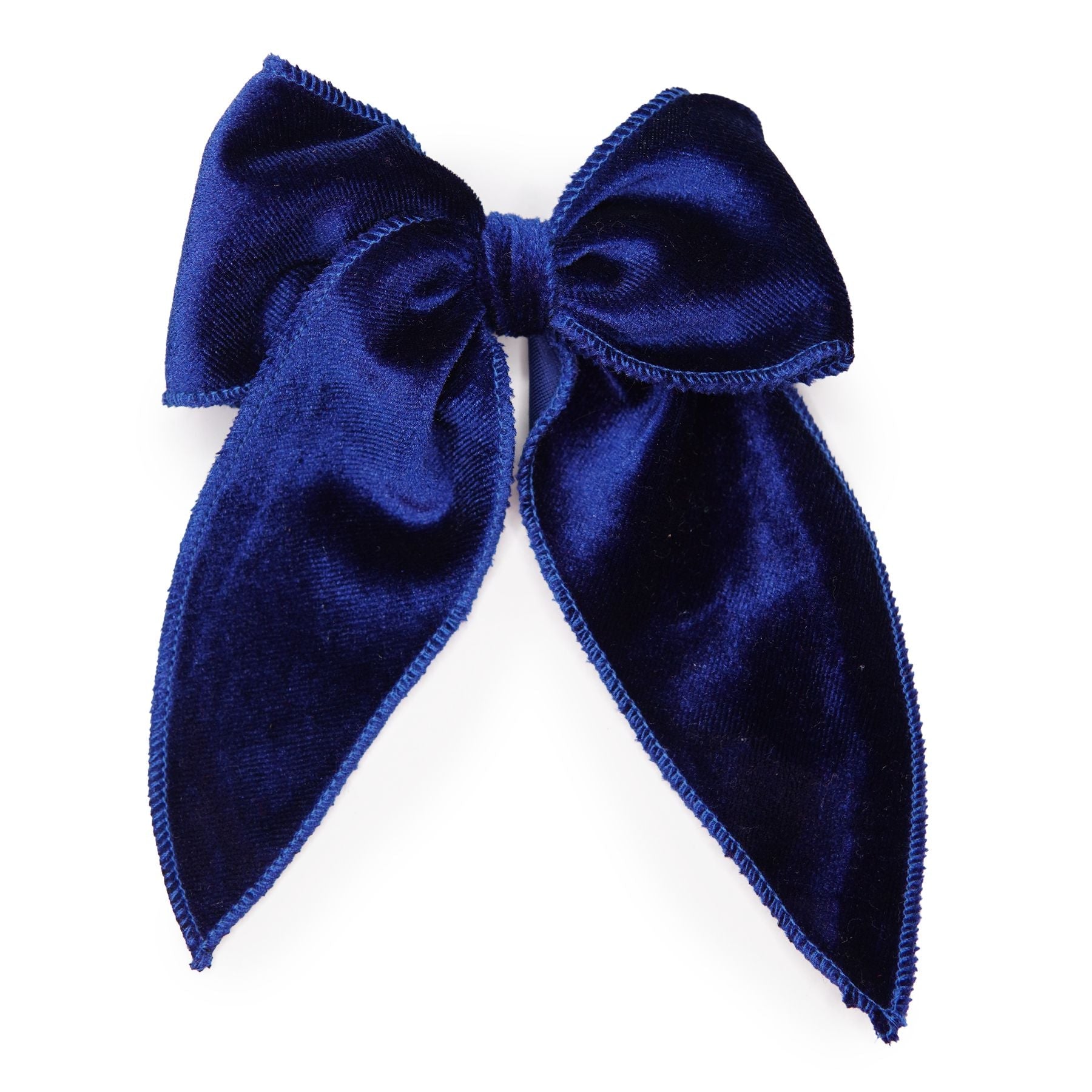 Sapphire Blue Velvet - Darling Hair Bow