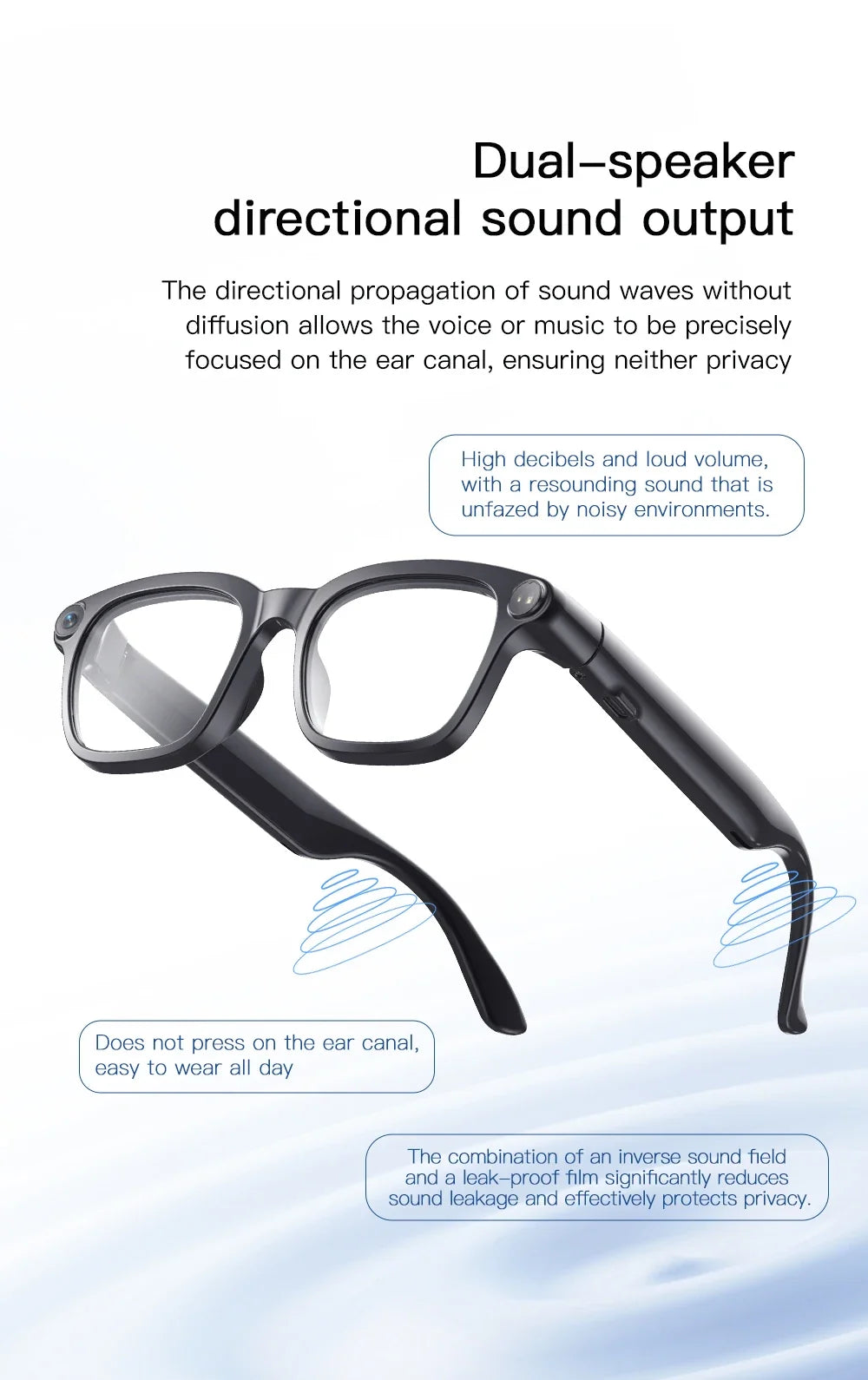 LIGE Smart Glasses HD Photo Video Open AI Record Translation Touch Photochromic Lenses Bluetooth Call Music Multifunction Glasses
