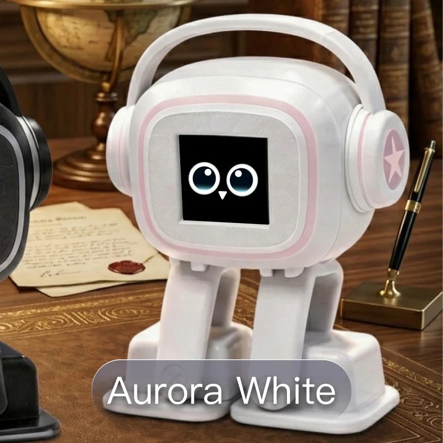 AI Chatbot Companion Robot | Voice Control, Emotional Interaction, Singing & Dancing, Emoji Display, Personalized Smart Toy Gift FLIPSTYLEZLLC