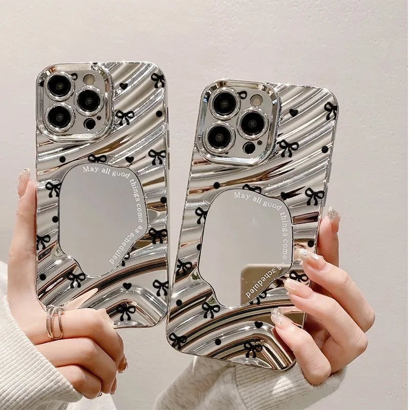 Cute Love Heart Bow Phone Case