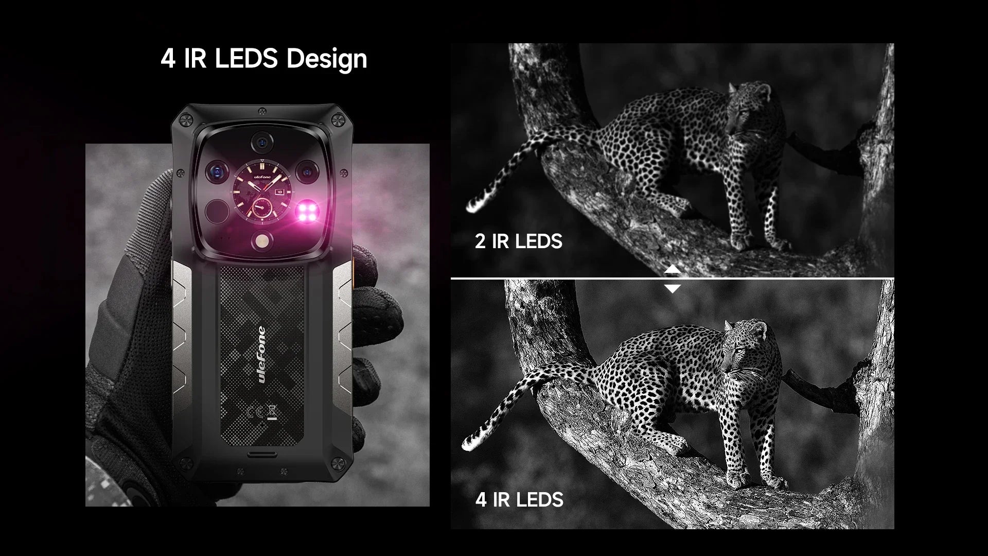 Ulefone Armor 28 Ultra 5G AI Thermal Imaging Rugged Phone Dimensity 9300+ 1TB ROM 32GB RAM Android Smartphone