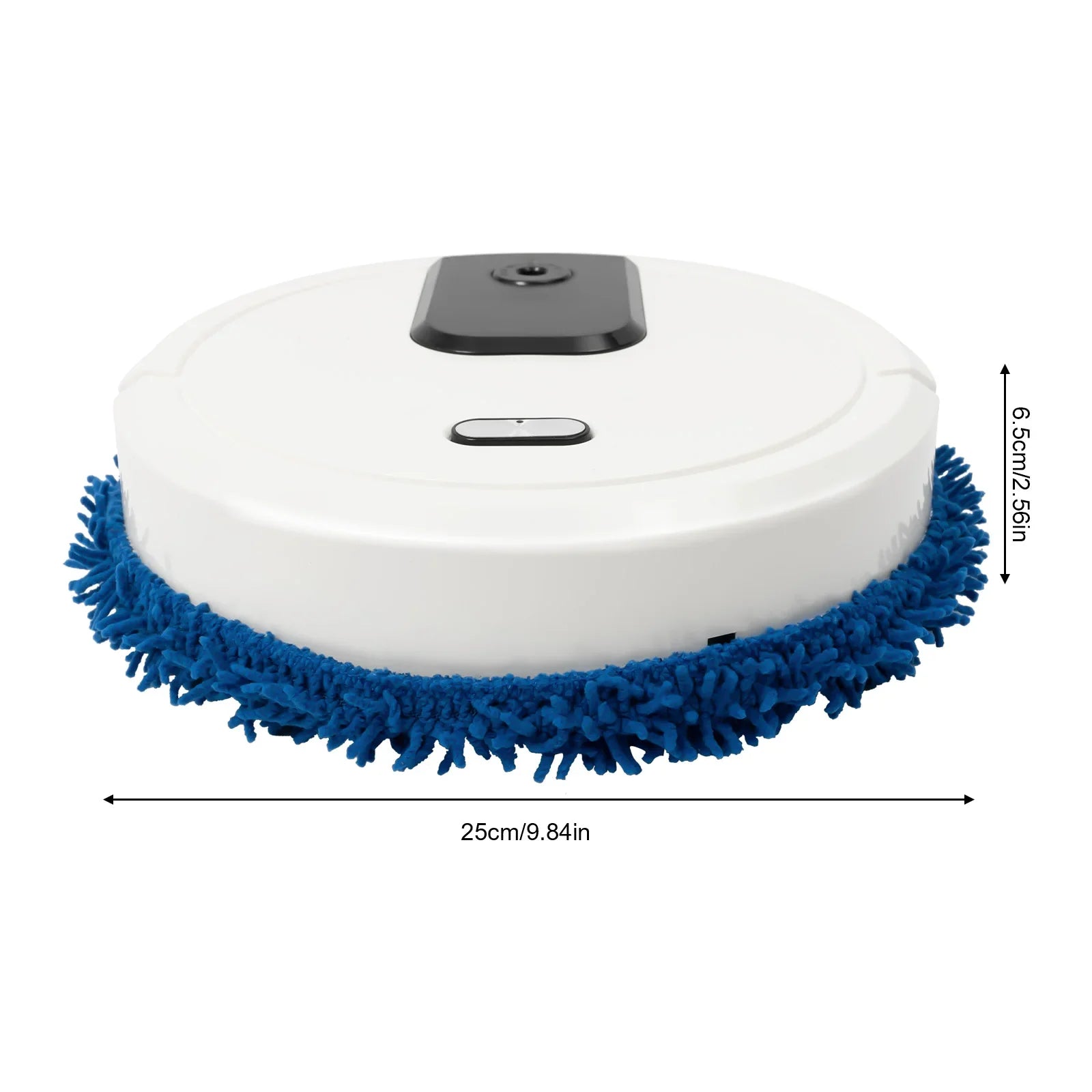 Robot Vacuum and Mop Vacuum Cleaner Wet Dry Automatic Mopping Spraying USB Rechargeable ABS 60min Low Noise Floor Cleaner Home Cleaning Machine FLIPSTYLEZLLC
