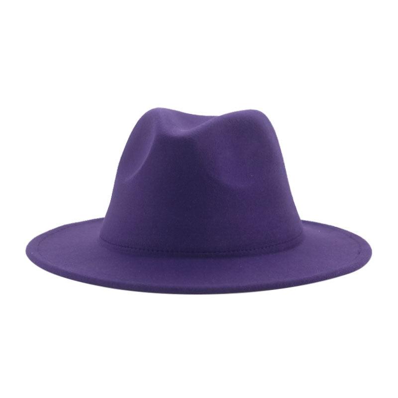Modern Hats For Women Fedoras Winter Women Hats Simple Classic Hat Wedding Lady Retro Wide Brim Floppy Hat Men Fedora Hat Fashionable Classic Wide Brim Hat For Summer Dress Hats Stevvex