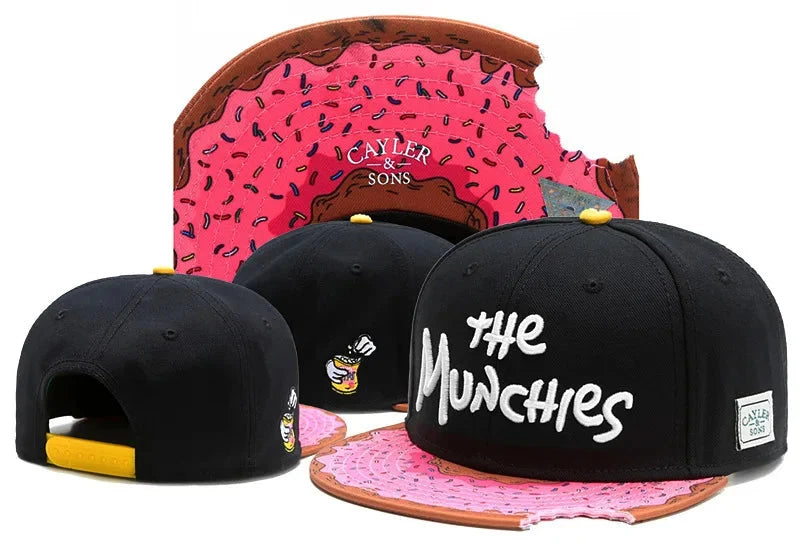 Skull Hand Snapback Hat – Flat Bill Adjustable Baseball Cap FitiqueFit
