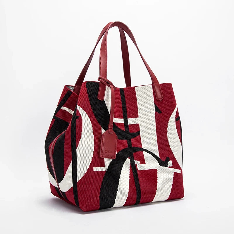 Multi-coloured Colour Retro Style Women's Large Capacity Handbags Multi-coloured Available Classic Multi-purpose Women's Handbag Pi-Mart