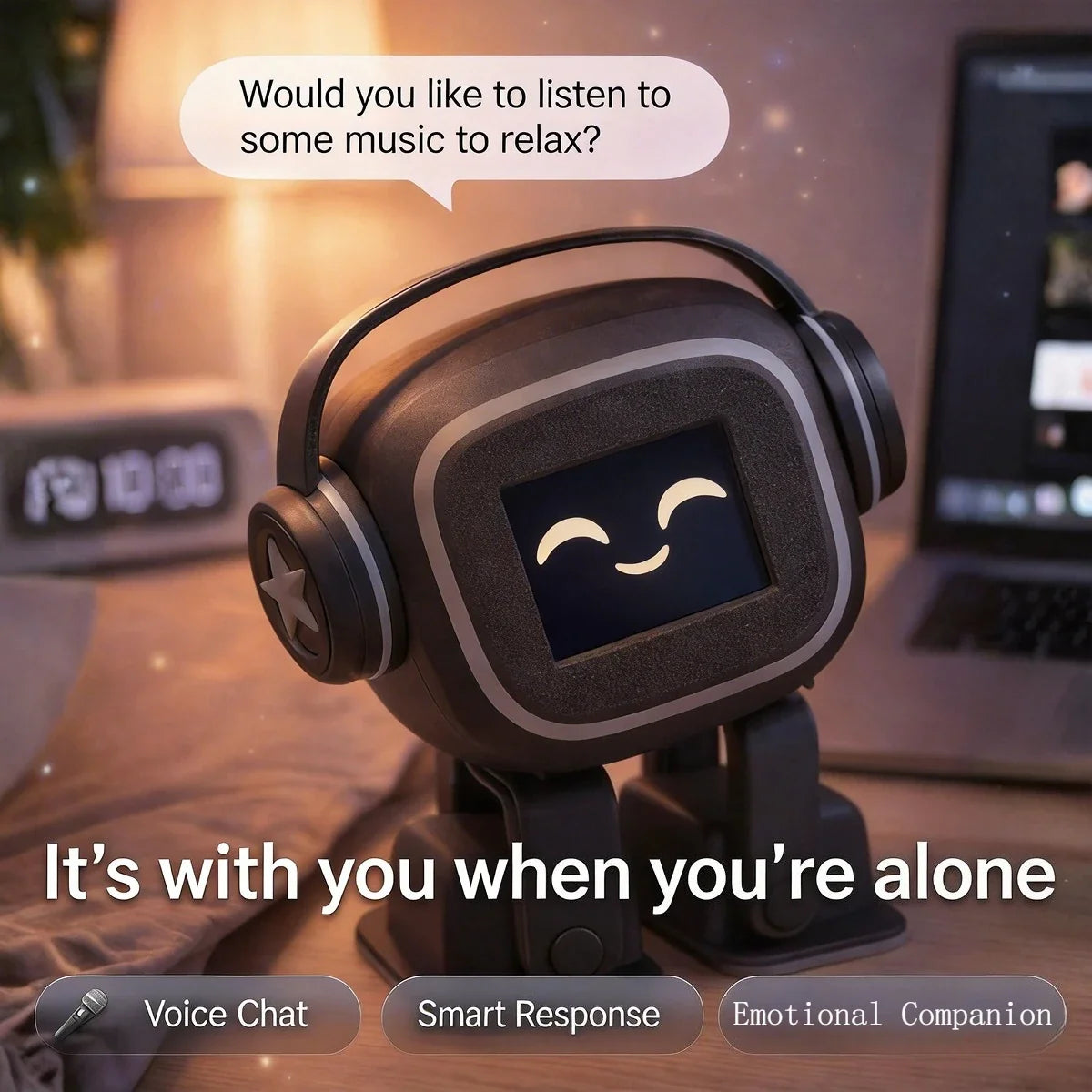 AI Robot | Smart Chatbot Toy,Emotional Interaction,Singing and Dancing, Voice Control, Companion, Holiday Gifts FLIPSTYLEZLLC