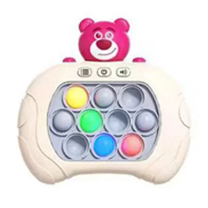 New Quick Push Pop It Game - Electronic Bubble Fidget Toy for Adults & Kids, Perfect Anti-Stress Gift with Box