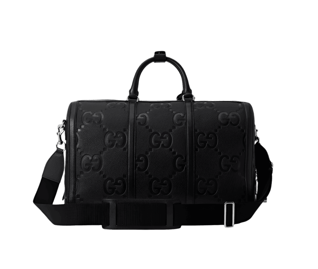 Gucci Duffle Bag Jumbo GG Embossed Leather Small Banlieue91