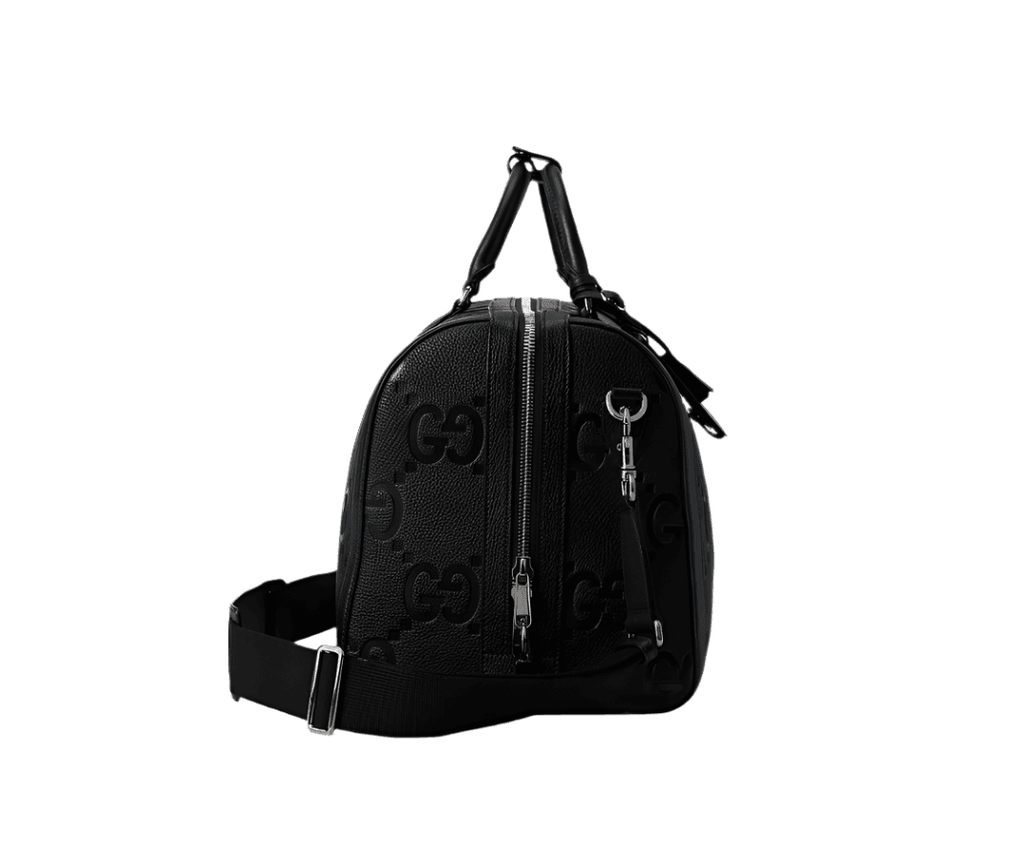 Gucci Duffle Bag Jumbo GG Embossed Leather Small Banlieue91