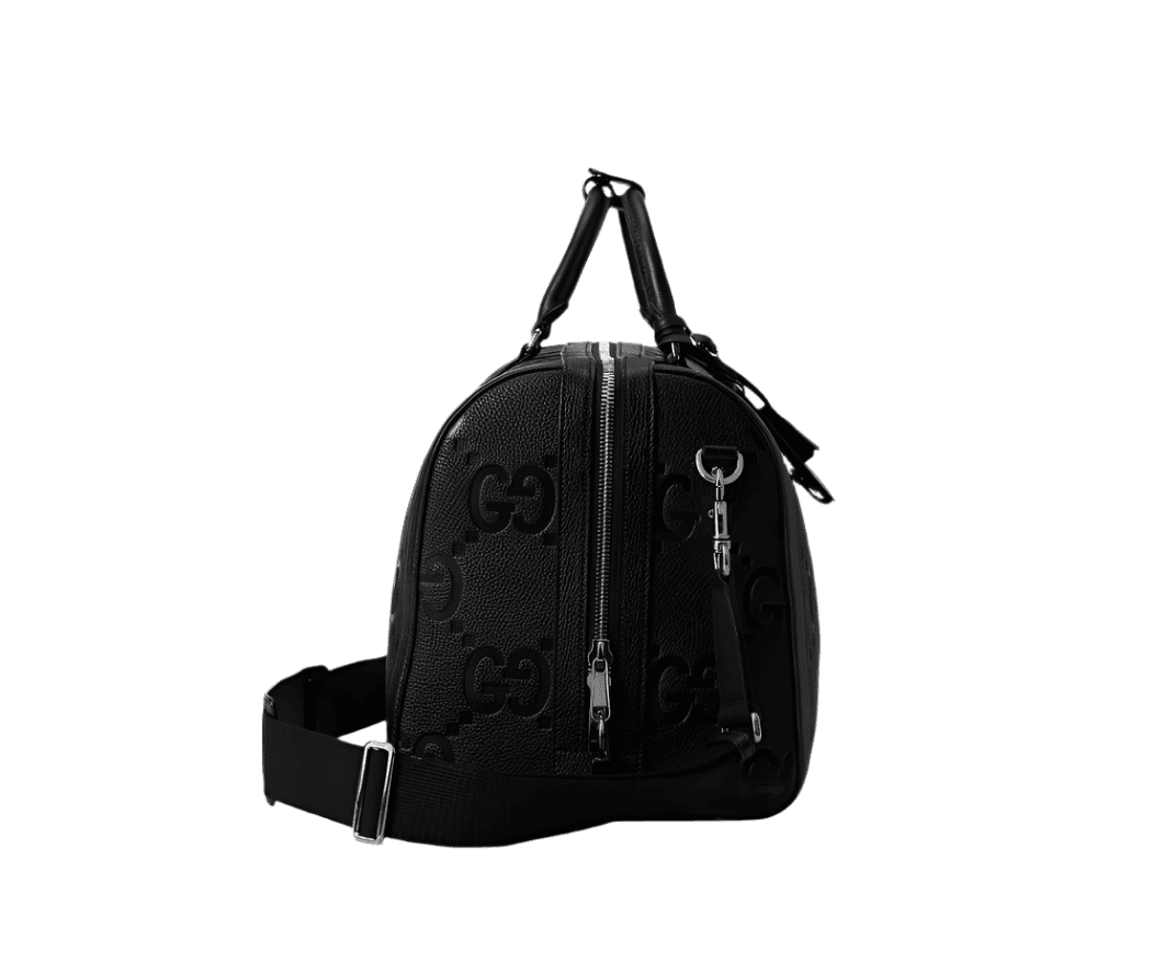 Gucci Duffle Bag Jumbo GG Embossed Leather Small Banlieue91