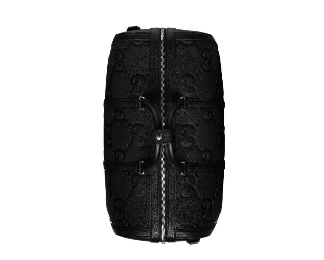 Gucci Duffle Bag Jumbo GG Embossed Leather Small Banlieue91