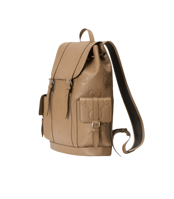 Gucci Jumbo GG Backpack Taupe Banlieue91