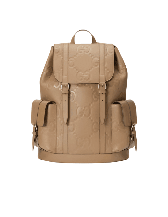 Gucci Jumbo GG Backpack Taupe Banlieue91